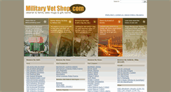 Desktop Screenshot of militaryvetshop.com